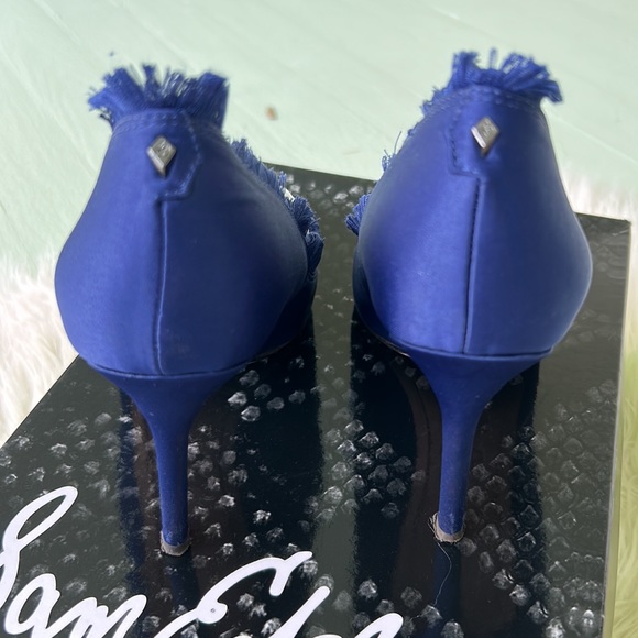 Sam Edelman Halan Satin Fringe Shoe - Picture 12 of 12